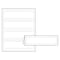 Avery Dennison 2.5 x 8.5" White Tent Card, Pk100 5305 - alternate 5